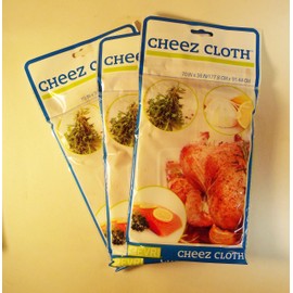 3 Packages Cheez Cloth Cheese Cloth