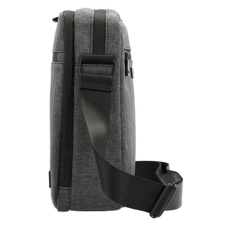 Picard Unisex Go Eco Briefcase (Pack of 1), charcoal, Textile