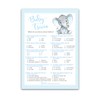 BLUE ELEPHANT Baby Shower Game — BABY TRIVIA Games —