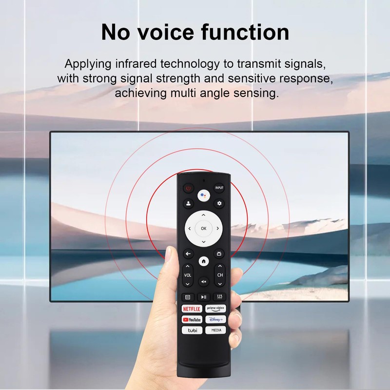 OSALOLO Control Remoto Universal Compatible con Hisense Smart Google TV