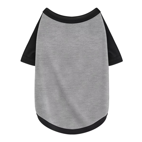 Stylish Grey Block Dog Shirt: Premium Polycotton Blend, Comfortable, Breathable,