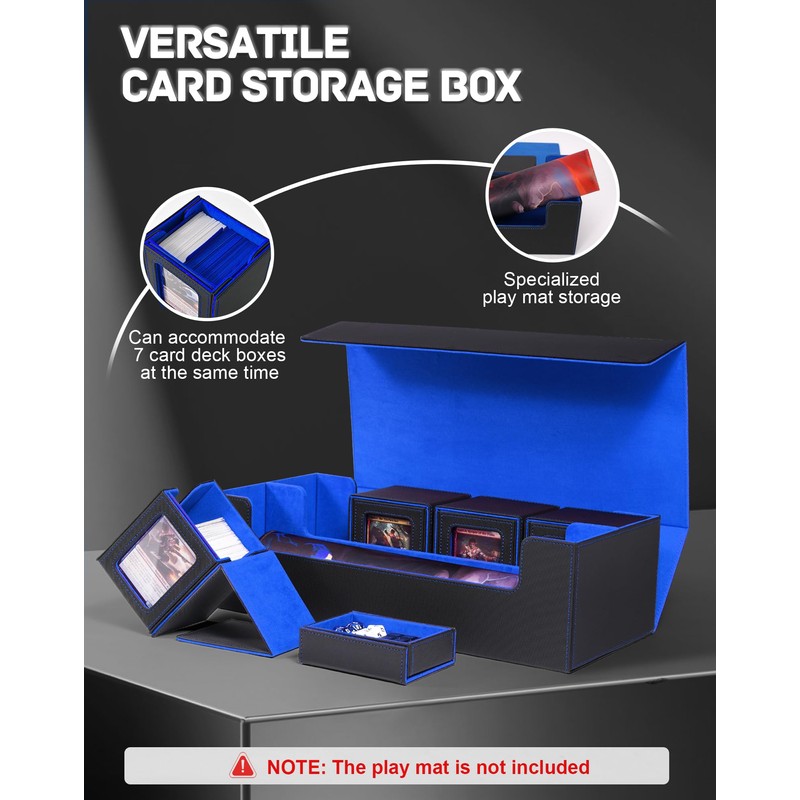 ZLCA MTG Deck Storage Box 5 in 1, Deck Case