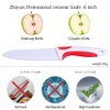 2 PCS Professional Ceramic knife 6”Meat knife 4” Fruit Knife,Kitchen