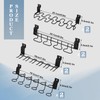 MOJIEZUO 8 Pcs Slatwall Screwdriver Holder Tool Hangers Stainless Steel