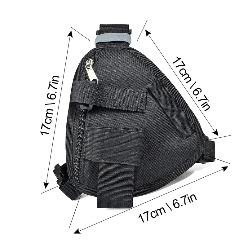YNIBST Walkie Talkie Multipurpose Triangle Chest Bag Portable Vest Mini