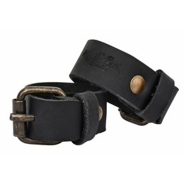 Gusti Mathias Leather Strap 40 cm Set of 2 Buckle Straps Tensioning Straps Buckle Short Leather Strap Attachment Pack of 2