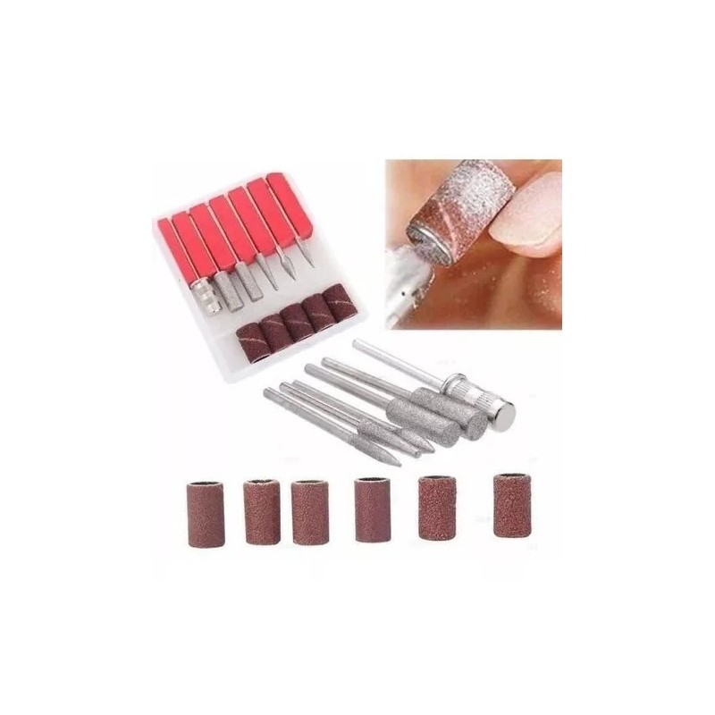 LF Pink Set Kit Profesional Eléctrico Lima De Uñas Taladro