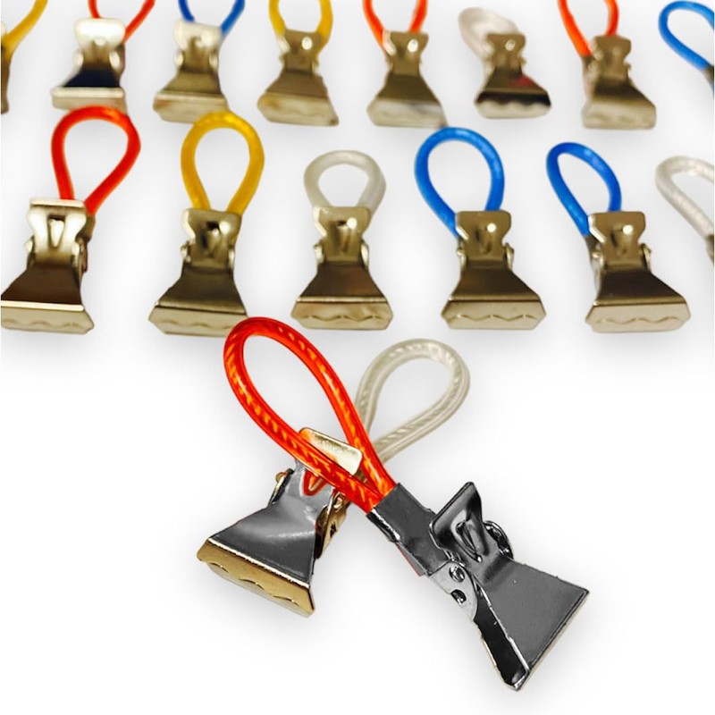 All-around24 20 x Towel Hangers, Towel Clips, Hooks, Loops, Set,
