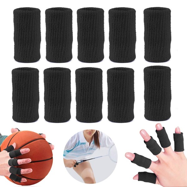 ZEPOHCK 10 Pcs Finger Sleeve Brace Split Protector for Finger