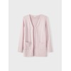 NAME IT Girl's Long Fit Cardigan, Burnished Lilac