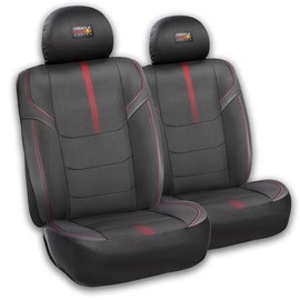 Xtremeauto Red Bull Racing Pro Front Seat Covers – Stylish Universal Fit, Spill & Damage Protection, Red Detailing with Oracle Logo – Pair (FRONT PAIR)