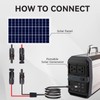 Goupchn - Conector de panel solar a CC de 8