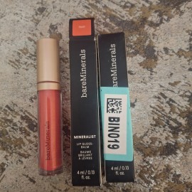 bareMinerals Bare Minerals Mineralist Lip Gloss Balm TRUST 2-Pack Lot 4ml 0.13 oz Vegan