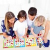 SpriteGru Alphabet Bingo Game, ABC & 123 Bingo Board Game