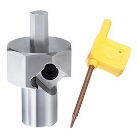 3/4" Bench Dog Hole Chamfer Reamer Tool,Woodworking Workbench Dog Hole Chamfer Reamer Tool T10 Alloy Blade 9mm Hex Shank Dog Holes Polished Finish Tool for Standard Electric Drills(19mm)