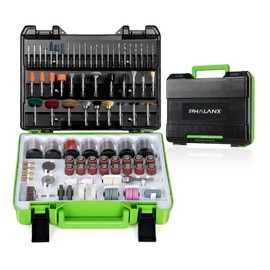 PHALANX Rotary Tool Accessory Kit, 420 Pcs Accessories Kit, 1/8"(3.2mm) Diameter Shanks, Universal Fitment All Rotary Tool for Easy Cutting, Sanding, Grinding, Sharpening, Engraving, Carving- PRA420…