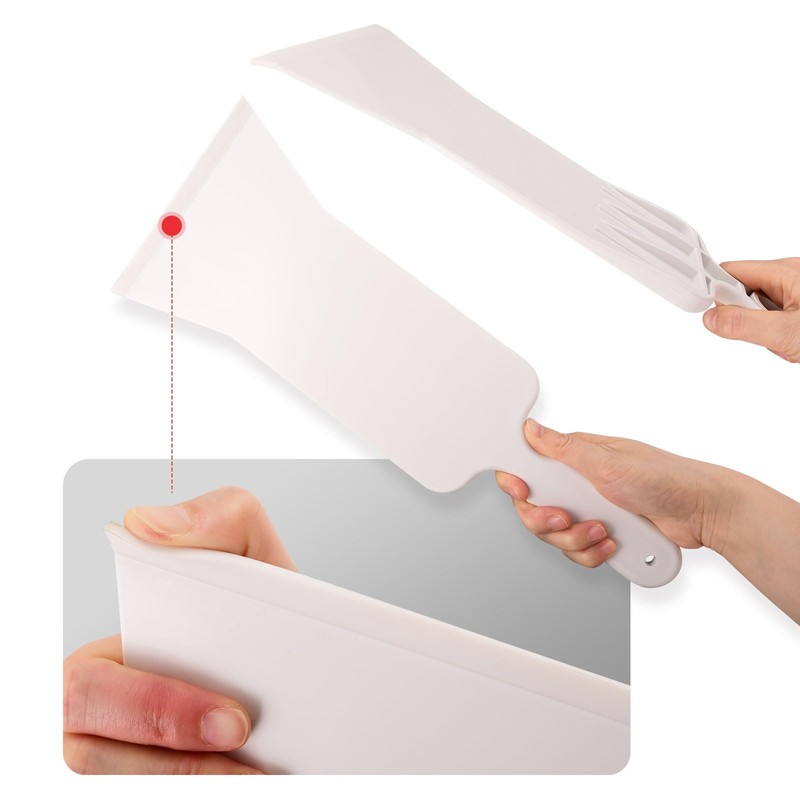 NEWISHTOOL Extended Long Handle Bulldozer Squeegee Window Tint Squeegee with