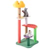 PETSITE 45 Inch Cute Cat Tree, Multi-Level Cat Tower with