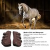 Horse Front Leg Boots Breathable Impact Resistant Prevent Slip Horse