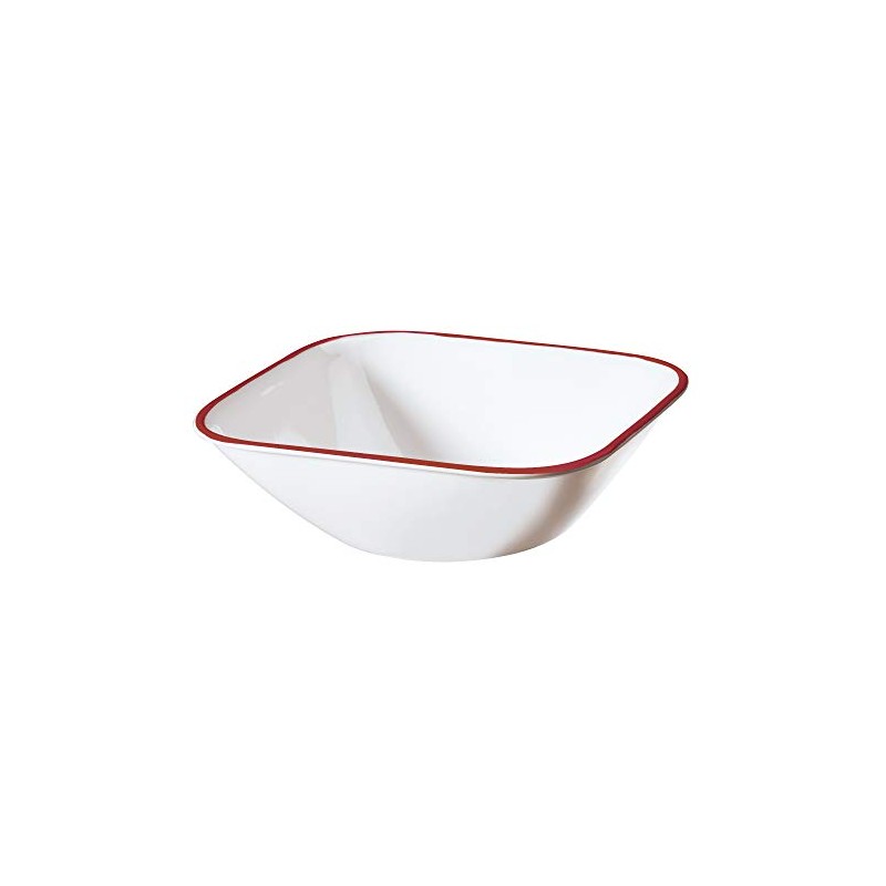 Corelle Boutique Square Bowl Kyoto Leaves 22oz (650ml) 6 Pack