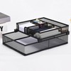 2 Tier Paper Tray Double Layer Metal Mesh Paper Tray