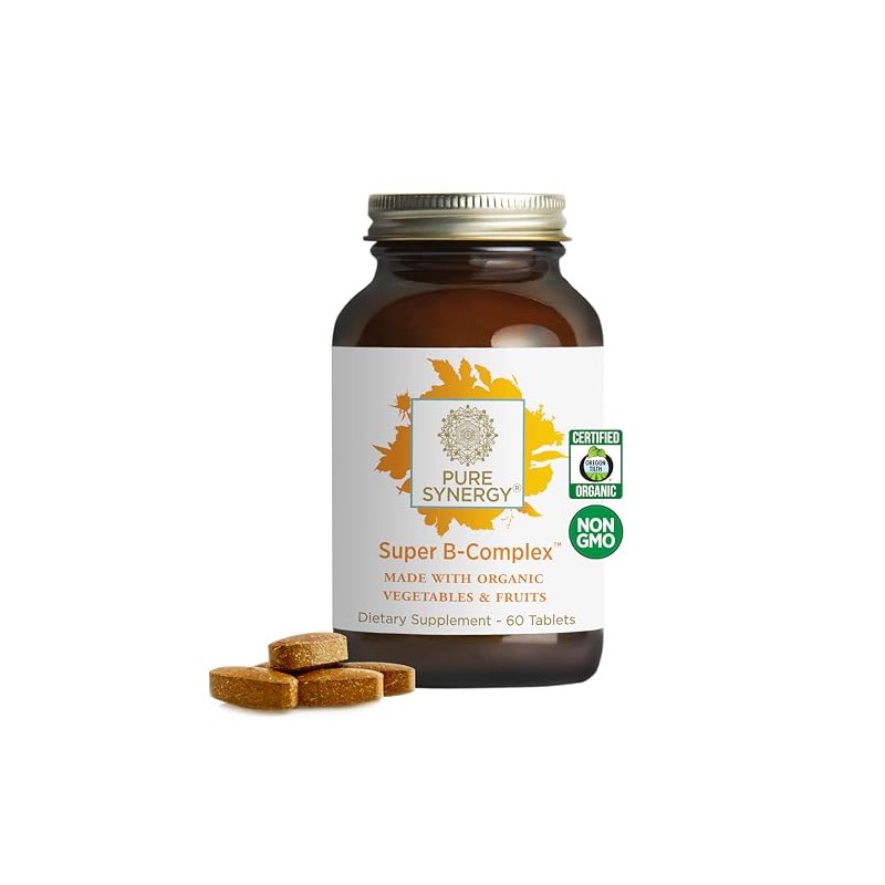 Pure Synergy Super B-Complex Vitamin B Energy & Mood 60