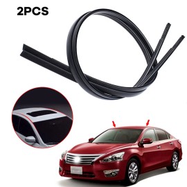 Unbranded For 2013-2018 Nissan Altima 2PCS Roof Drip Molding Trim Left & Right Side Rubber