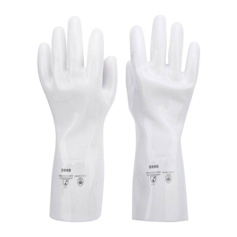Liquid Silicone Heat Resistant Glove Waterproof Seamless with Insulation Liner