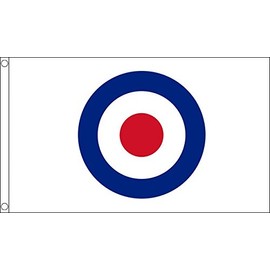 Target Roundel Flag 5ft x 3ft,Large