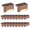 SOLPEX 20 Pack Solar Deck Lights Outdoor, Waterproof Led Lights