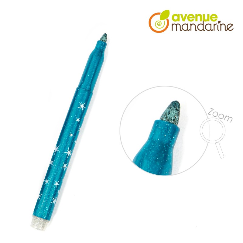 Avenue Mandarine - Ref CC029O - Glitter Felt-Tip Pens (Pack