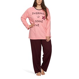 Moonline Ladies Pyjamas in Large Sizes (Plus Size XL - 4XL) Dreams Come True Plus - 48-50