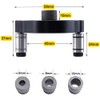 Mesee Dowel Drill Guide, Vertical Pocket Hole Jig Kit 3-Hole