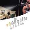 15 Pieces Airbrush Adapter Set, Professional Stainless Steel Airbrush Quick