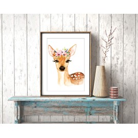 artpin® Set of 6 Posters for Children's Room - A4 Pictures Baby Room - Boho Decorative Girls Wall Pictures P39