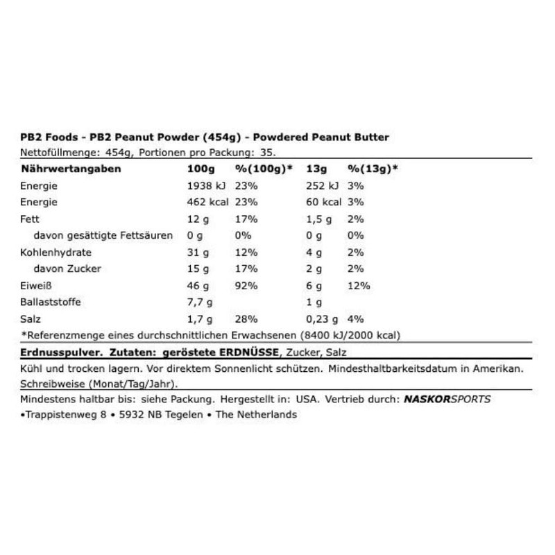 Bell Plantation PB2 Powdered Peanut Butter 16 oz.
