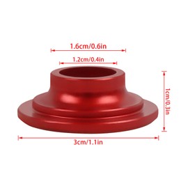 KKZOL Motorcycle Handlebar Rigid Mount Clamp Bushings Replacement for Honda Monkey 125 2018-2024 Grom 125 2014-2024 Handlebar Riser Bushings Damper Kit(Red)