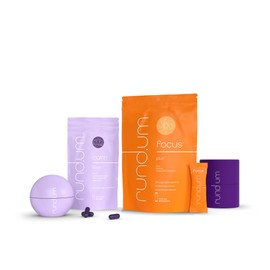 rund.um rund.um calm set of 3 - calm capsules, focus sticks, and calm balls including a can - dietary supplement for more calm and concentration - vegan, lactose- and gluten-free