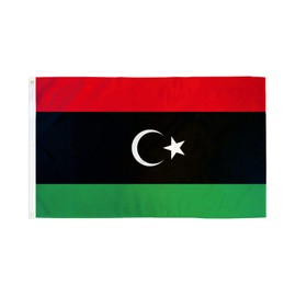 AZ FLAG - Libya Flag - 2x3 Ft - 100D Polyester Libyan Banner with Two Metal Grommets - Fade Resistant - Vivid Colors - 2' x 3' Feet - 90x60 Cm
