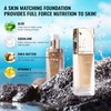 Oulac Foundation Make-up, Liquid Foundation with Aloe Vera, Liquid Foundation