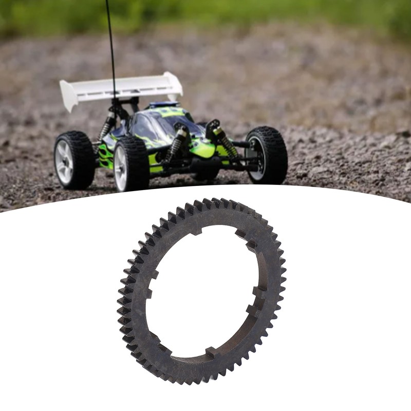 RC Gearbox Gear Black Smooth Rolling Increase Speed 57T Steel