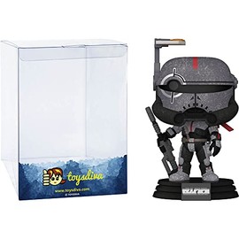 Crosshair: P o p ! Vinyl Figurine Bundle with 1 Compatible 'ToysDiva' Graphic Protector (444 - 55503 - B)