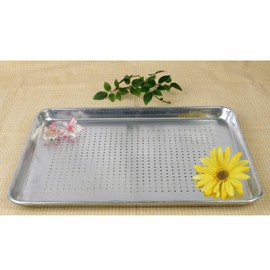 Excellante 18" X 26" Full Size Aluminum Sheet Pan, Perforated, Comes In Each
