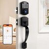 Probrico Smart Keyless Entry Door Lock Deadbolt,Front Door Handleset with