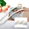 Goufaju 6 Pack Adjustable Macrame Plant Hanger Extenders - Handmade