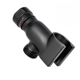 High Sierra® - Solid Metal Handheld Shower Head Holder - Matte Black Finish