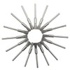 Bestgle 45pcs Steel Wire Wheel Brushes Polishing Set Buffing Accessories