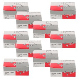 PRETYZOOM Chincheta Fuerte de Metal para Colgar Cuadros Chinchetas Planas para Pizarra Clara para Tablones de Anuncios Cajas