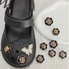 HJYZY Bling Strass Schuhanstecker für Clog Zubehör Bow Schuhclips Frauen