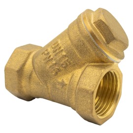 Y Strainer 1/2 Brass Sediment Filter Attachment Water Filter with 40 Mesh Filter Screen Plastic Inline Hose Filter Twist-On 0.5 Inch DN15 0